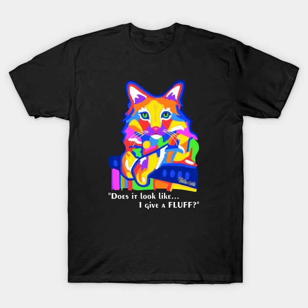 PicatsoCats Cat-titude Dark T-Shirt by PicatsoCats